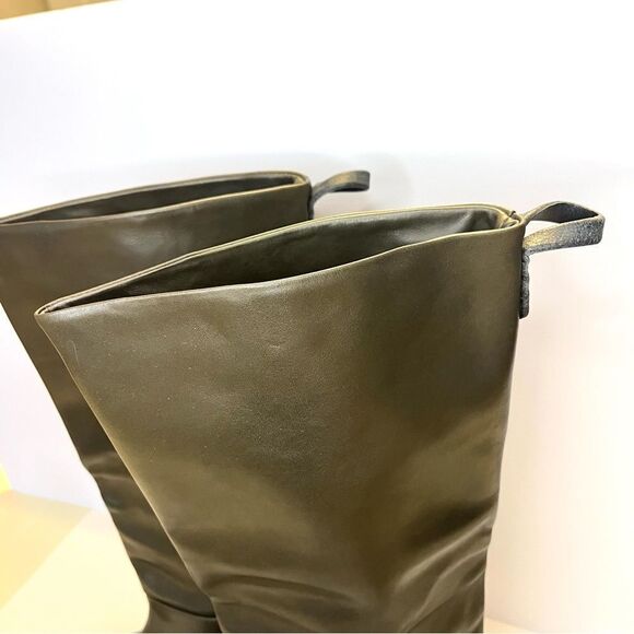 We The Free Leather Townes Fold Down Boot in Bitter Olive, New in Box - Picture 5 of 15